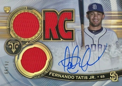 Fernando Tatis Jr Cards Hot List, Most Popular Card, Valuable Autographs