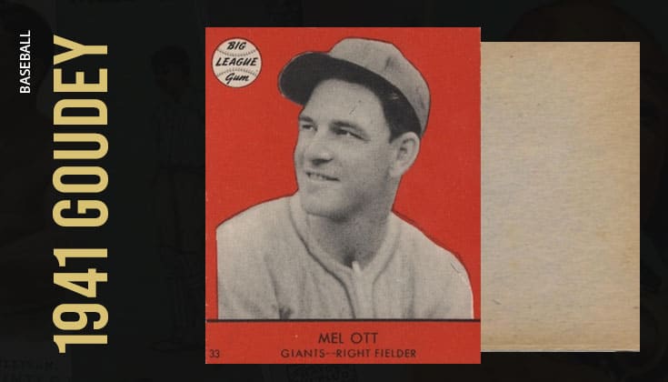 1941 Goudey Baseball Cards