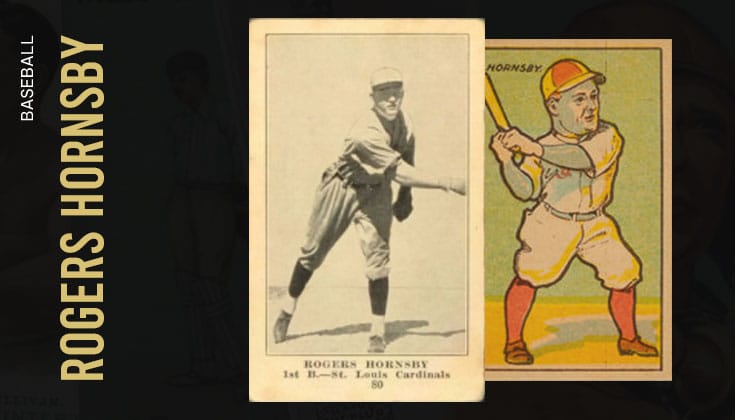Rogers Hornsby Baseball Card