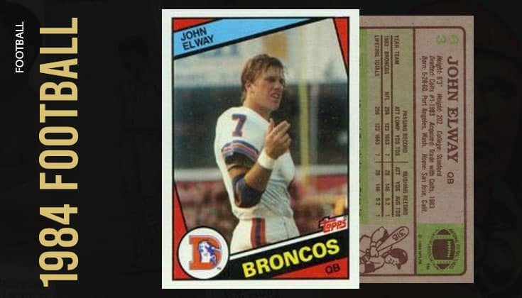1984 Topps Football Cards