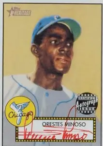 Cards That Never Were: Barrier Breakers: 1951 Minnie Minoso - Chicago White  Sox