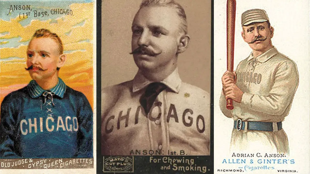  Cap Anson Chicago Colts Collectors Baseball Card-Little League  Baseball Logo-Chicago Cubs : Collectibles & Fine Art