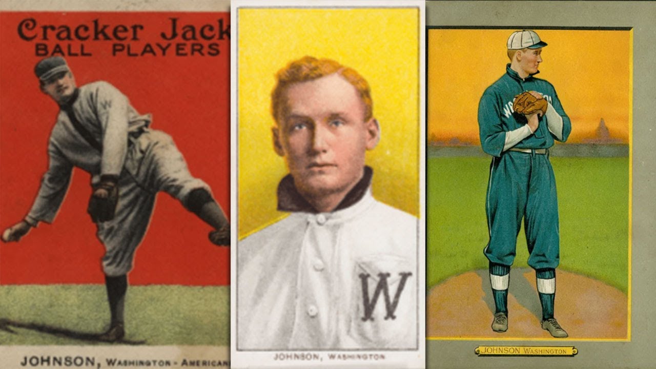 Top Walter Johnson Baseball Cards, Vintage, Tobacco, Rookies, Best
