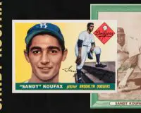 sandy koufax baseball cards