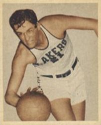 George Mikan 99 Joliet Catholic High School Hilltoppers Light Blue