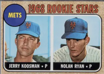 1970 Topps #712 Nolan Ryan New York Mets Baseball Card Sgc 7