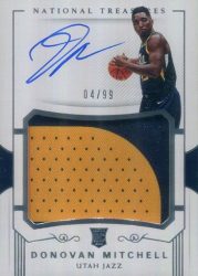 2017-18-Panini-National-Treasures-Donovan-Mitchell-RC