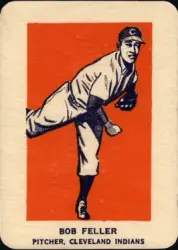 1952 Wheaties Feller Throwing