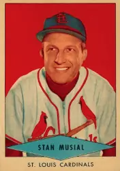 stan musial baseball card 1957, 1957 Topps unissued Stan Musial. Bowman  still had the rights to Musial