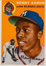 Hank Aaron rookie Milwaukee Braves cap on auction for $40,000