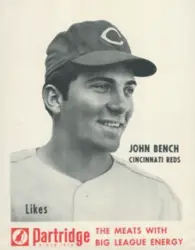 Sgc 2.5 Good+ Johnny Bench Hand Cut 1971 Keds Sneaker Box Card Graded Rare  Tphlc