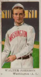 24 Most Valuable Walter Johnson Baseball Cards