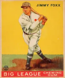 Top 18 Most Valuable Jimmie Foxx Baseball Cards