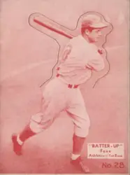 1934 Butterfinger Jimmie Foxx #21 Baseball Card Value Price Guide