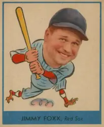 1938 Dixie Lids Jimmie Foxx # Baseball - VCP Price Guide