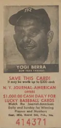 NICE 1965 Topps #470 Yogi Berra Baseball Card - SportsCare