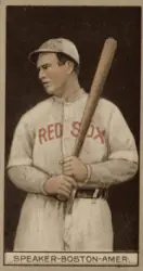 Vintage Old Boston Red Sox Tris Speaker 1911 Baseball Card