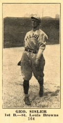 1916 M101 & Standard Biscuit George Sisler rookie Card