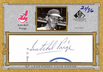 Satchel Paige All Aces /10 : r/baseballcards