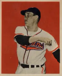 1949 Bowman Bob Feller Baseball Card