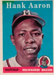 Hank Aaron rookie Milwaukee Braves cap on auction for $40,000