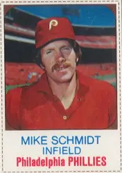 MIKE SCHMIDT BASEBALL CARD LOT OF 124 CARDS (HALL OF FAMER) EX/NM