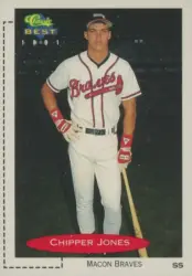 Top 10 Most Valuable Chipper Jones Rookie Cards 