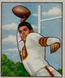 1951 Bowman Otto Graham #2 PSA NM 7. Great early Graham card