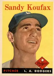 Top 19 Most Valuable Sandy Koufax Baseball Cards