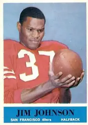 1964 Philadelphia #71 Herb Adderly Green Bay Packers Rookie Football Card