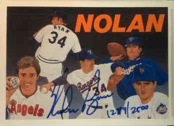 nolan ryan 1991 auto