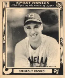 1948 Sports Thrills Strikeout Record